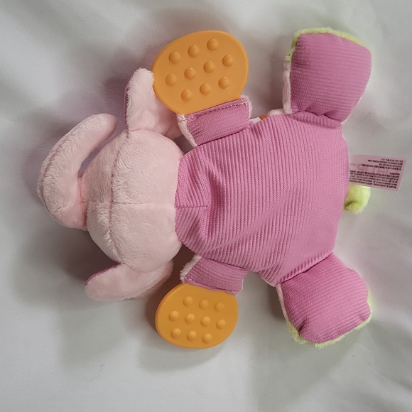 Carters Elephant Rattle New Never Used 2013 Plush Tactile Baby Toy - Picture 4 of 11
